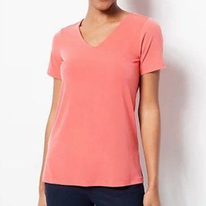 Susan Graver Modern Essentials Petite Liquid Knit Tunic  12200